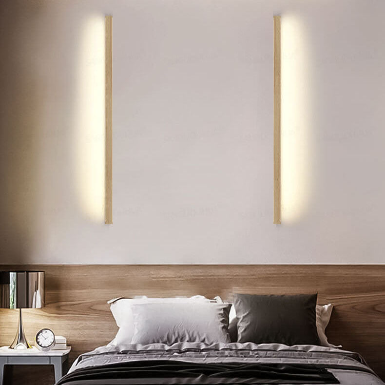 Minimalist Wooden Wall Lamp for Atmospheric Lighting for Any Space