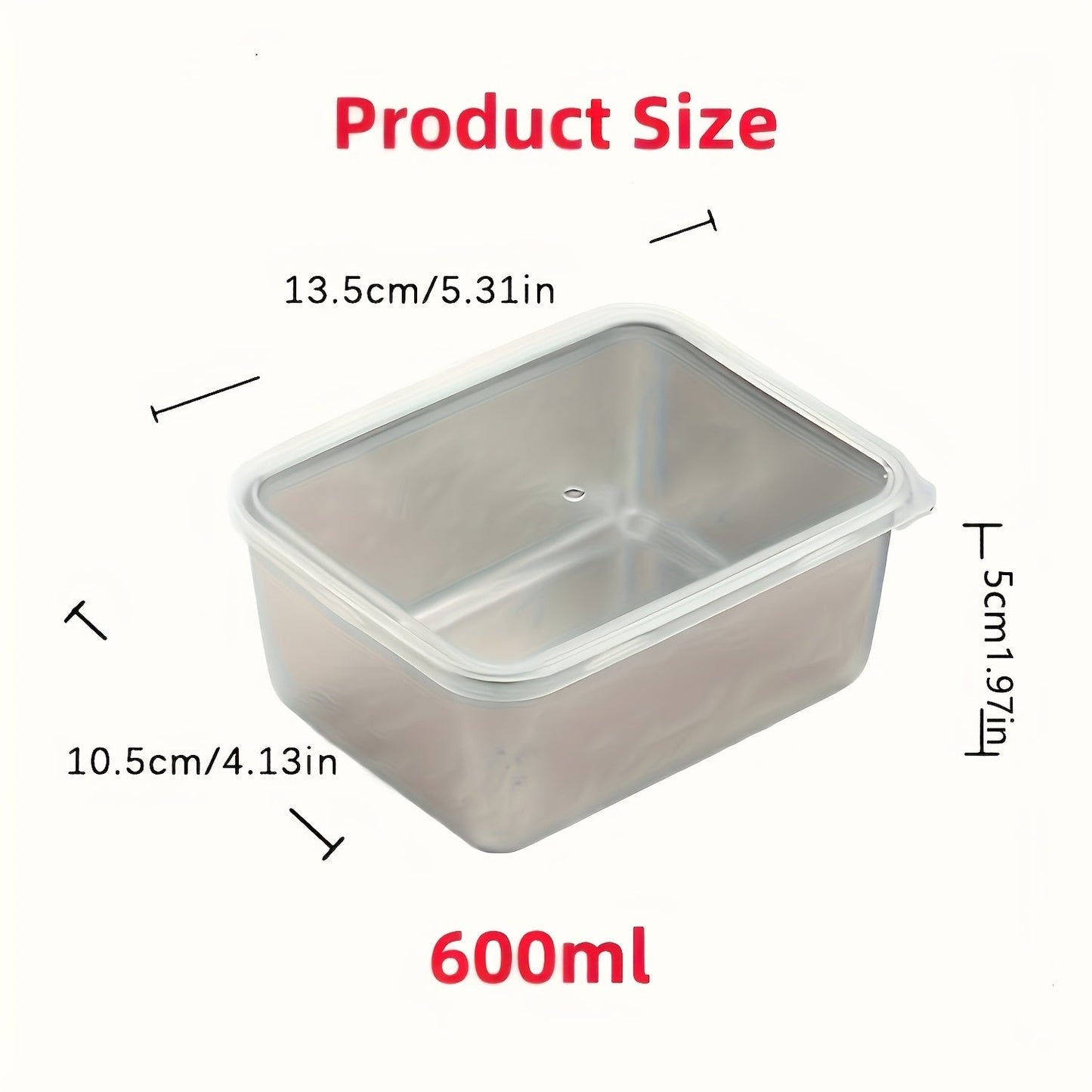 Set 7-Piece Stainless Steel Food Storage for Leak-Proof and Stackable Containers