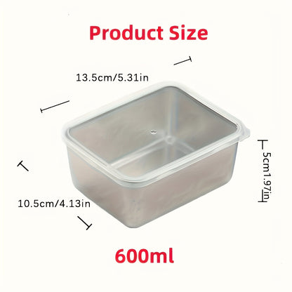 Set 7-Piece Stainless Steel Food Storage for Leak-Proof and Stackable Containers