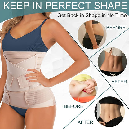 3-in-1 Postpartum Belly Band for Comfortable and Adjustable Support