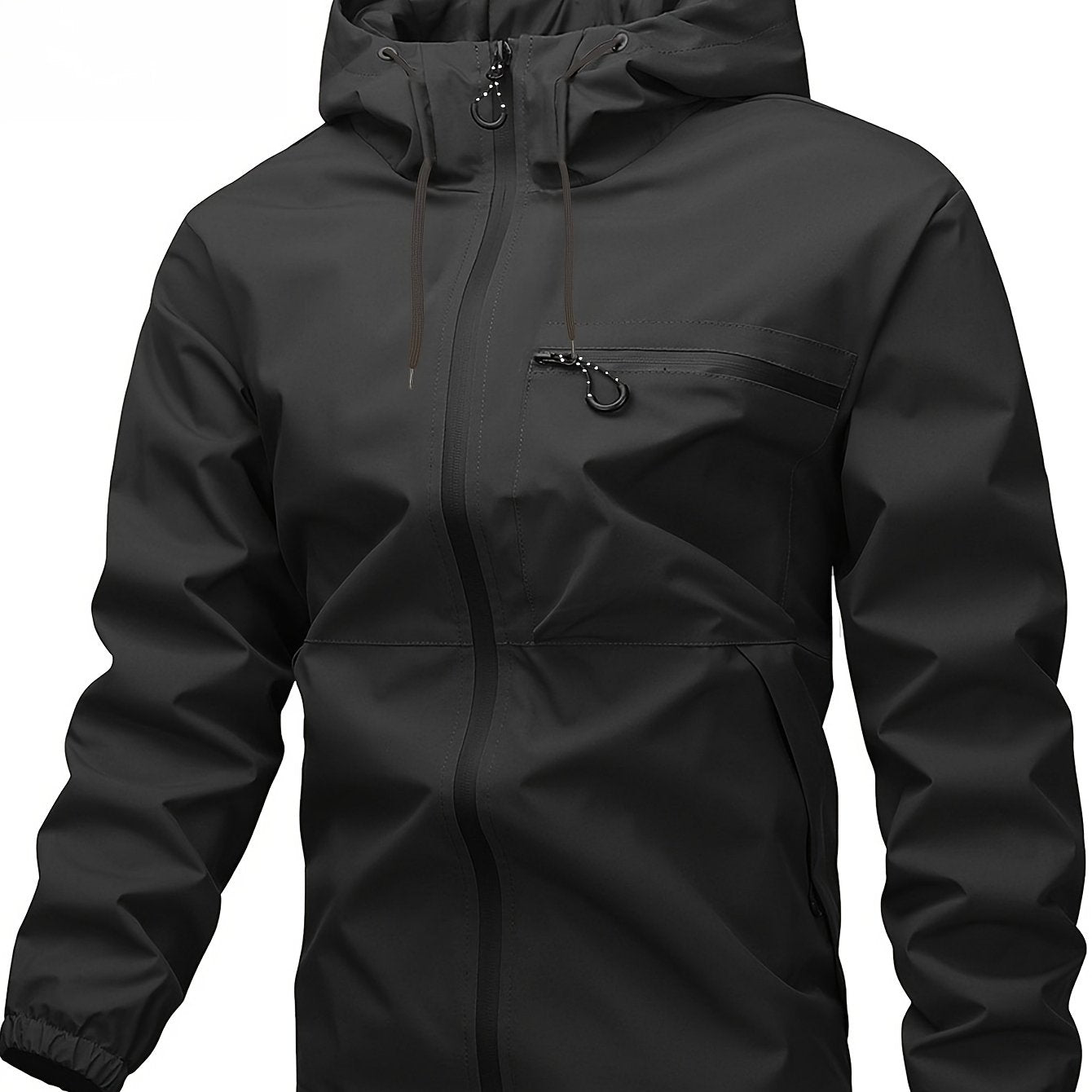 Men's Outdoor Jacket for Spring and Autumn for Windproof Hooded Jacket for Outdoor Activities