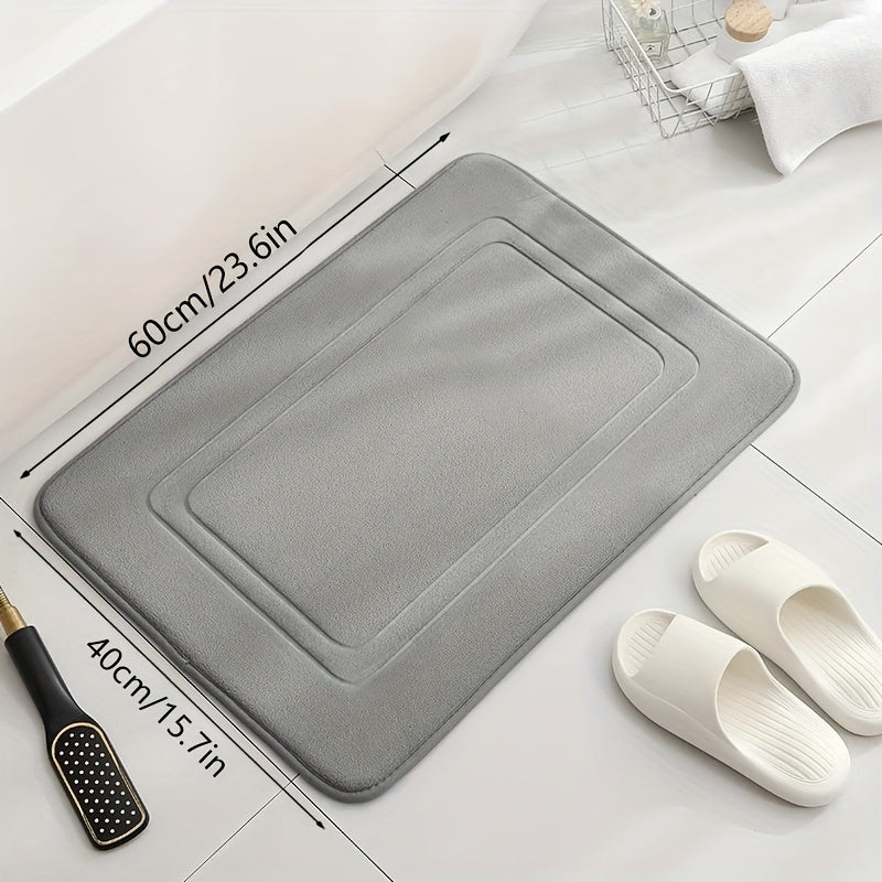 Mat Memory Foam Bath for Soft, Absorbent, and Quick-Drying