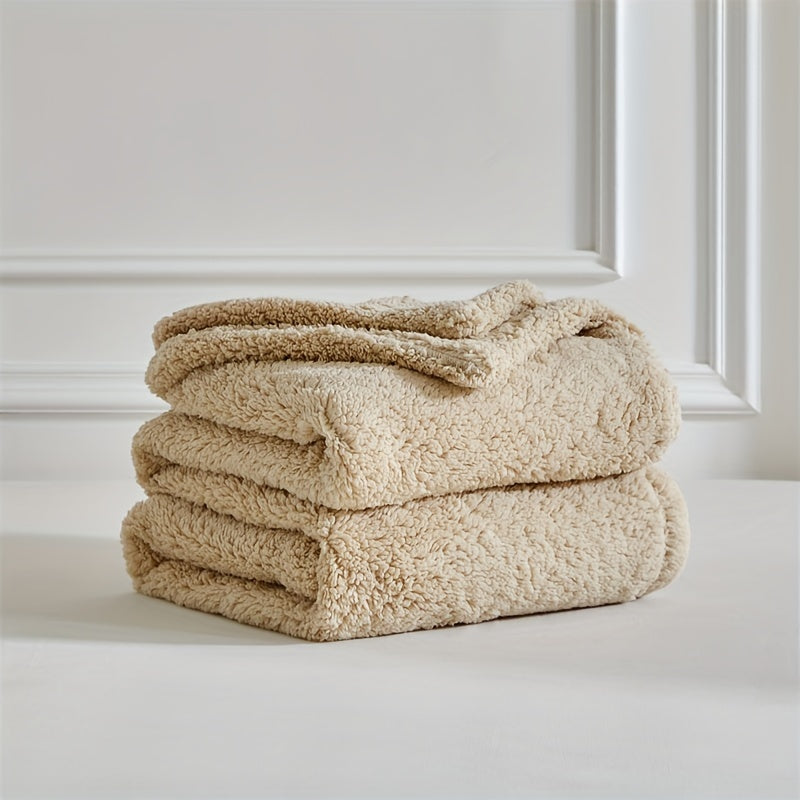 Blanket Ultra Soft Sherpa Fleece for Warm and Comfortable for Home