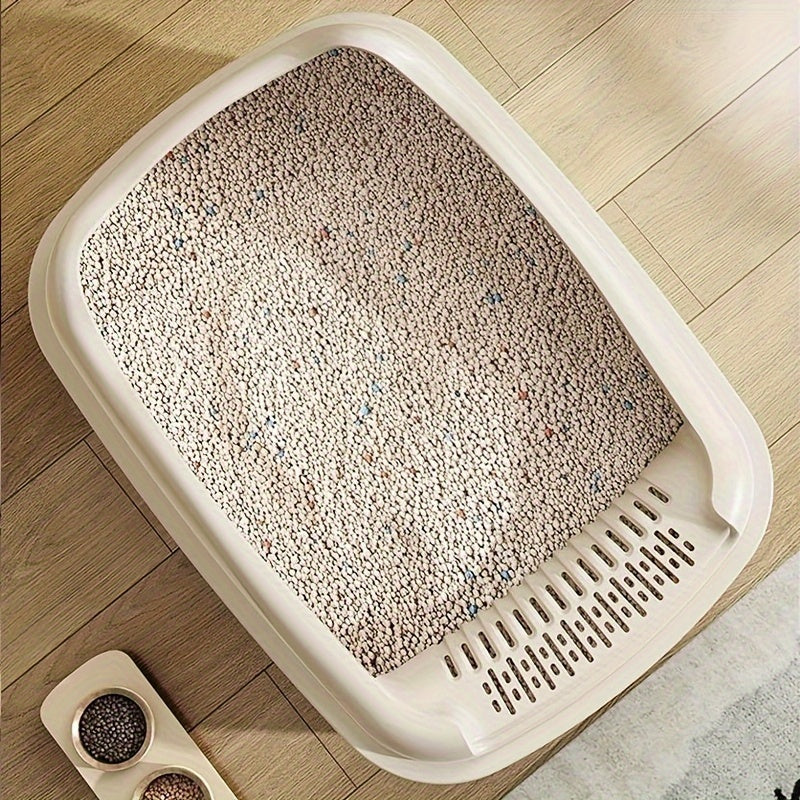 Extra Large Litter Tray with Splash Protection for Spacious, Practical and Easy to Maintain