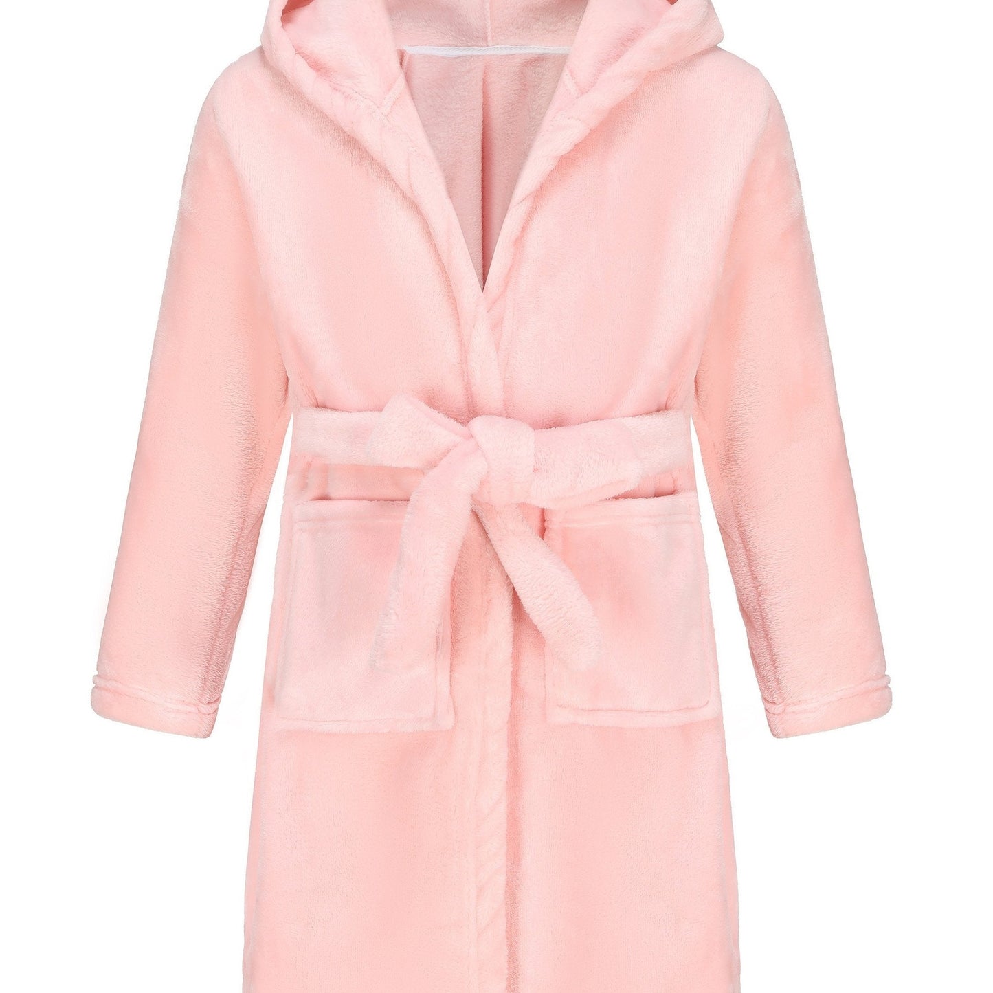 Children's Bathrobe with Hood for Soft Fleece Bathrobe for Girls with Comfortable Fit