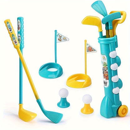 Set with Mini Golf Design for Kids for Fun and Active Outdoor Adventures