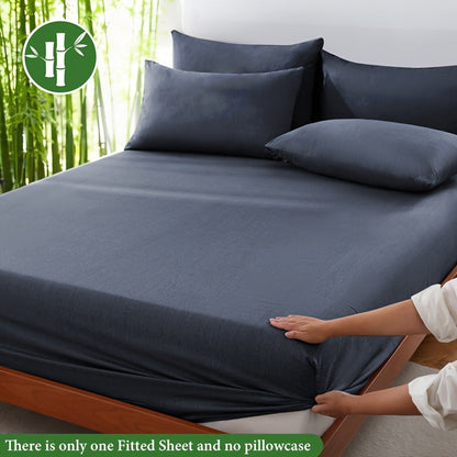 Bamboo Fiber Fitted Sheet for Breathable Comfort