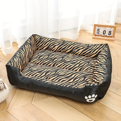 Dog with Rectangular Bed Made of Polyester with Soft Filling for All Dogs