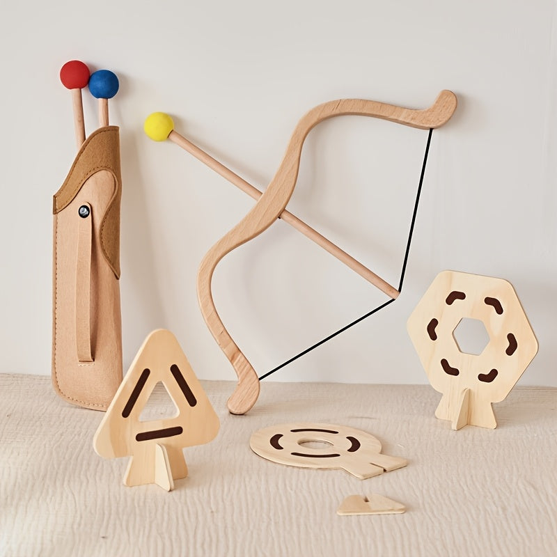 Set Junior Archer Bow and Arrow for Educational and Fun Toy