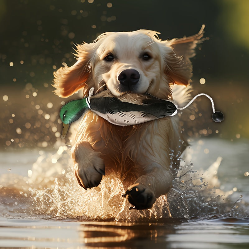 Mallard Retriever for Durable Plastic Duck Bumper Training Toy