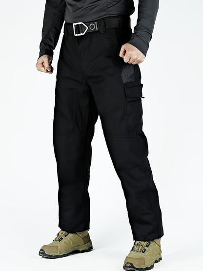 Men's Cargo Work Trousers with Multiple Pockets for Durable and Suitable for Outdoor Use