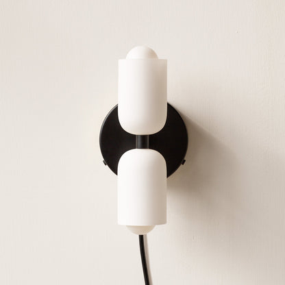 Modern Wall Lamp with Uplight and Downlight for Subtle Ambient Lighting for Interiors