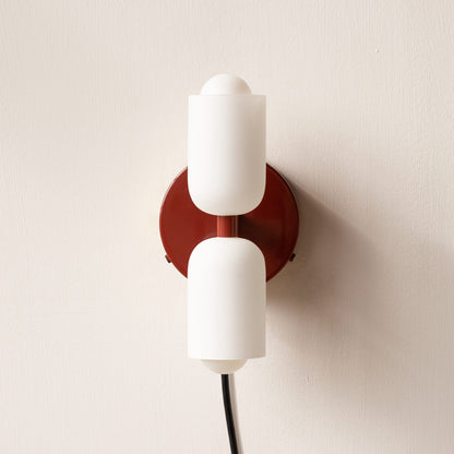 Modern Wall Lamp with Uplight and Downlight for Subtle Ambient Lighting for Interiors