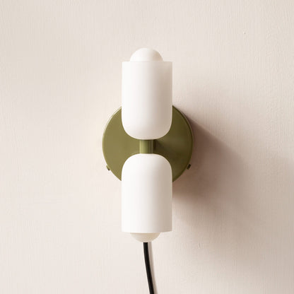 Modern Wall Lamp with Uplight and Downlight for Subtle Ambient Lighting for Interiors