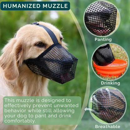 Airmesh Muzzle for Soft and Comfortable Dog Muzzle