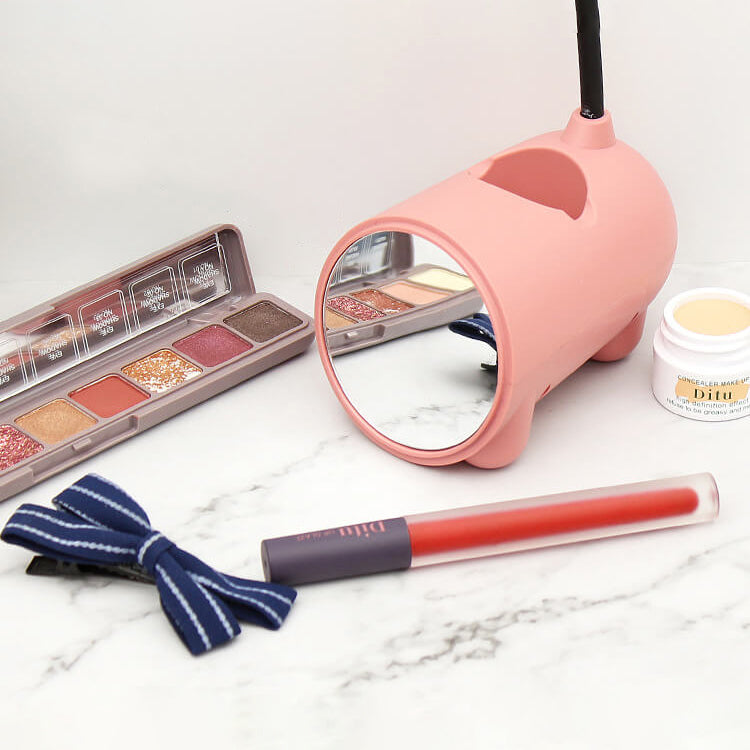 Holder LED Desk Lamp with Rabbit Design and Pen for Touch and Dimmable