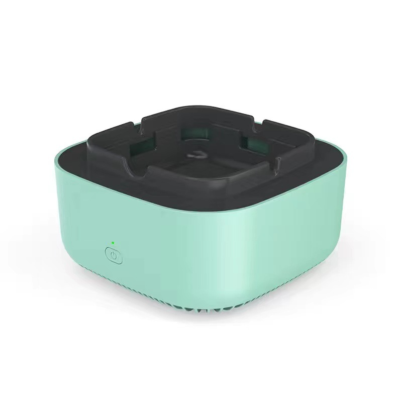 Air Purifying Ashtray with Smoke Extraction for Compact and Quiet for Indoor Use