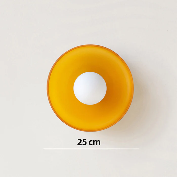 Glass with Modern Round Ceiling Lamp with Elegant and Timeless Design