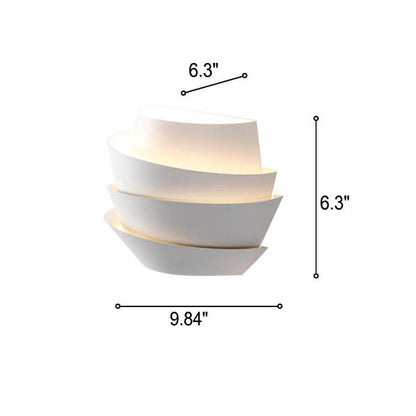 Wall Lamp with Scandinavian Double Light Points Made of Iron