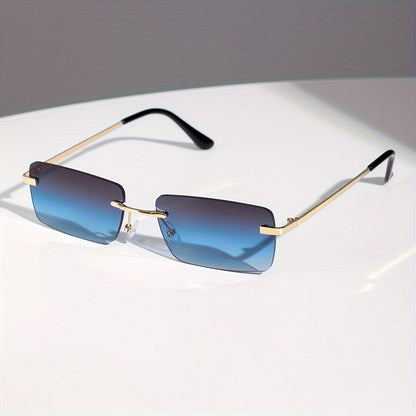 Stylish Frameless Sunglasses for Trendy and Comfortable for Men