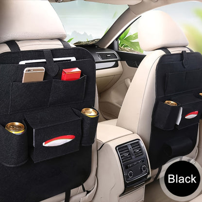 Organiser with Car Seat Storage Pockets and Tablet Holder for Back Seat