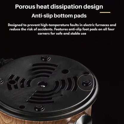 Plate with Mini Electric Temperature Control for Compact Use