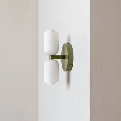 Modern Wall Lamp with Uplight and Downlight for Subtle Ambient Lighting for Interiors