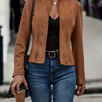 Ladies' Summer Jacket with Long Sleeves and Vintage Look