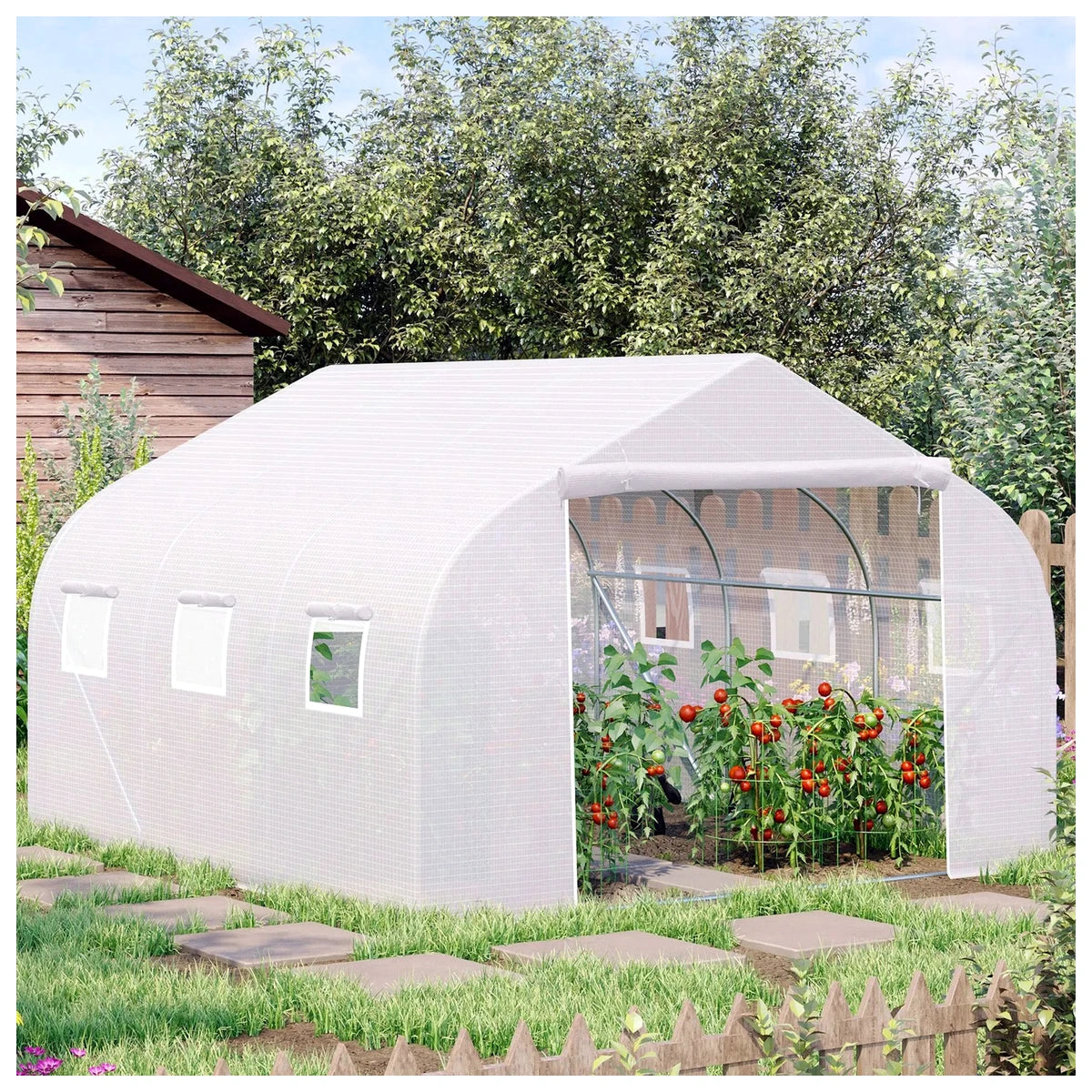 12 x 10 Walk-In Greenhouse – view 1