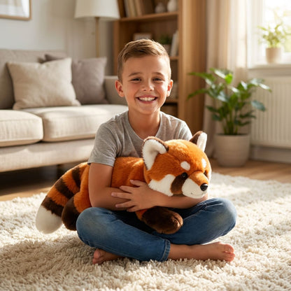 Soft Animal Cuddle Toy with Long Shape for Comfort and Relaxation
