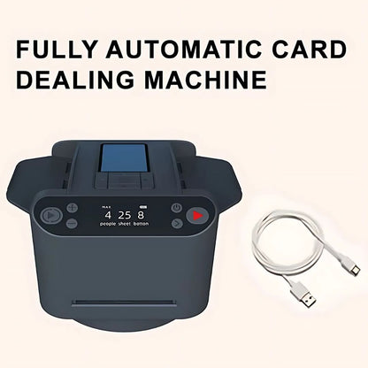 Automatic Card Shuffling Machine and Dealer for Fast and Efficient Play
