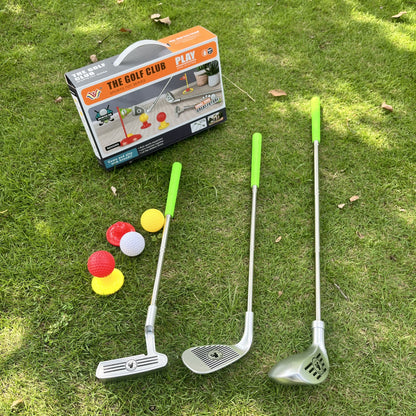 Set with Kids Golf Design for Children for Adjustable Clubs and Goals for Endless Playtime Fun