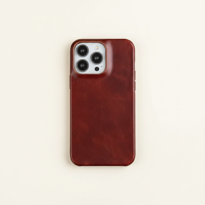 Case with Leather Phone Design for Iphone with Shock-Absorbing Protection