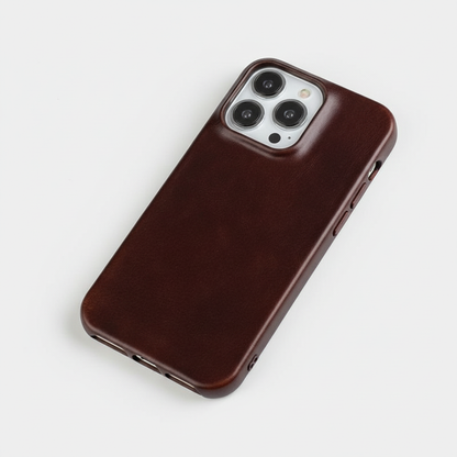 Case with Leather Phone Design for Iphone with Shock-Absorbing Protection