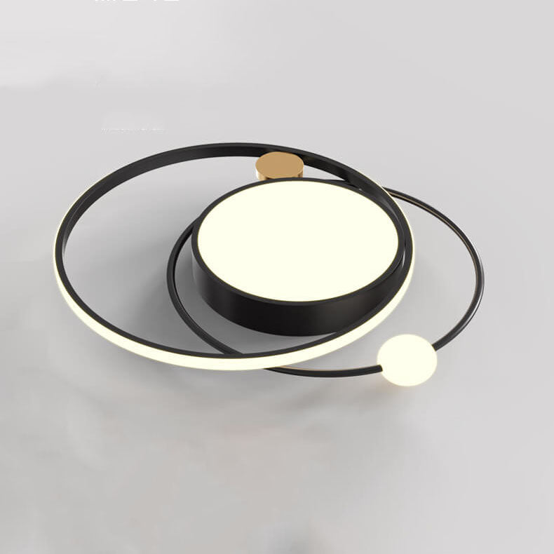 Light with Modern LED Ceiling Circular Design for Living Room and Bedroom