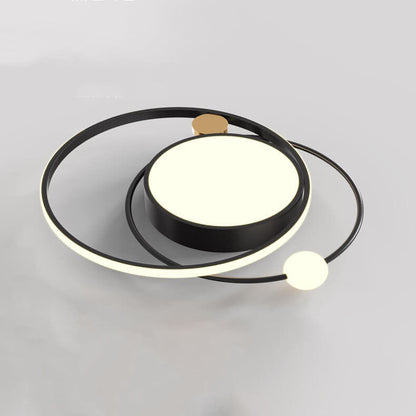 Light with Modern LED Ceiling Circular Design for Living Room and Bedroom