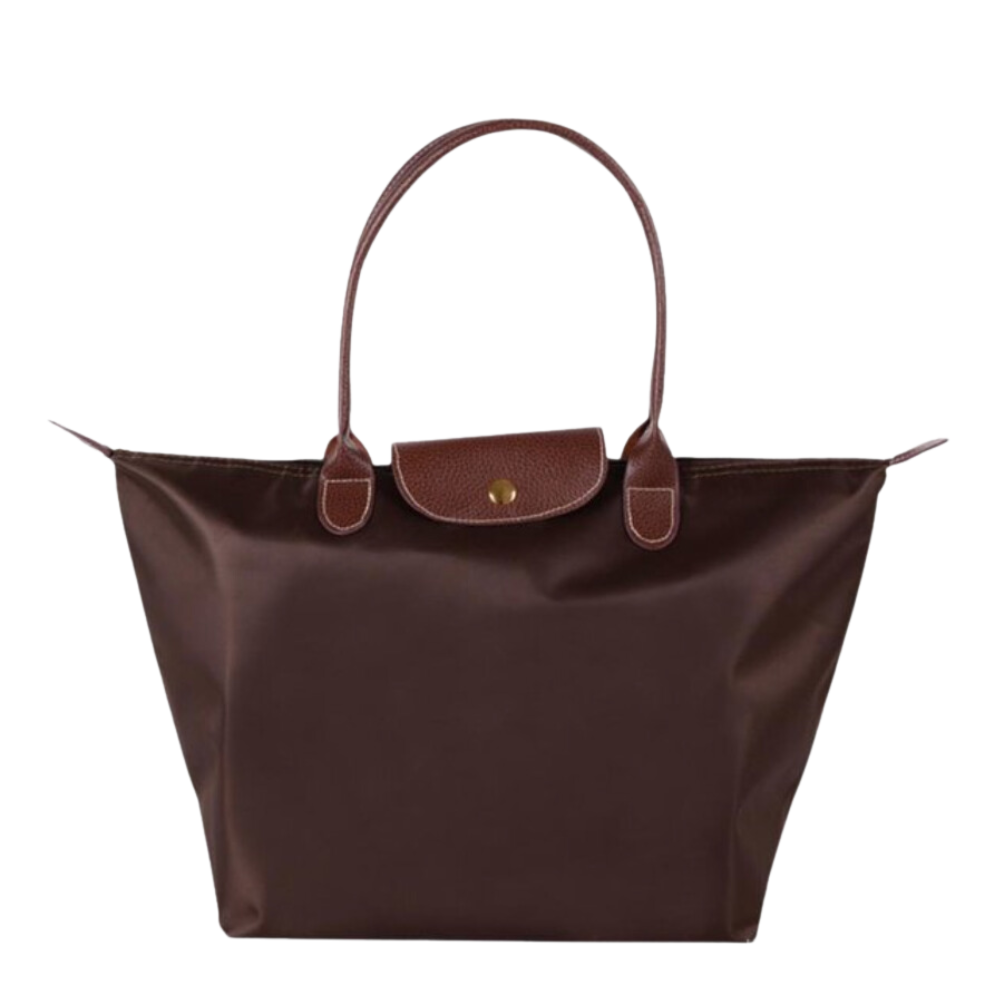 Bag with Leather Tote Design for Women for Large Shoulder Bag with Zipper