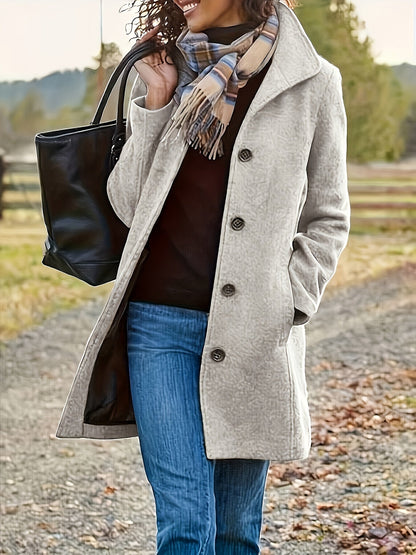 Elara Fleece Jacket for Elegant and Warm for Women in Autumn and Winter