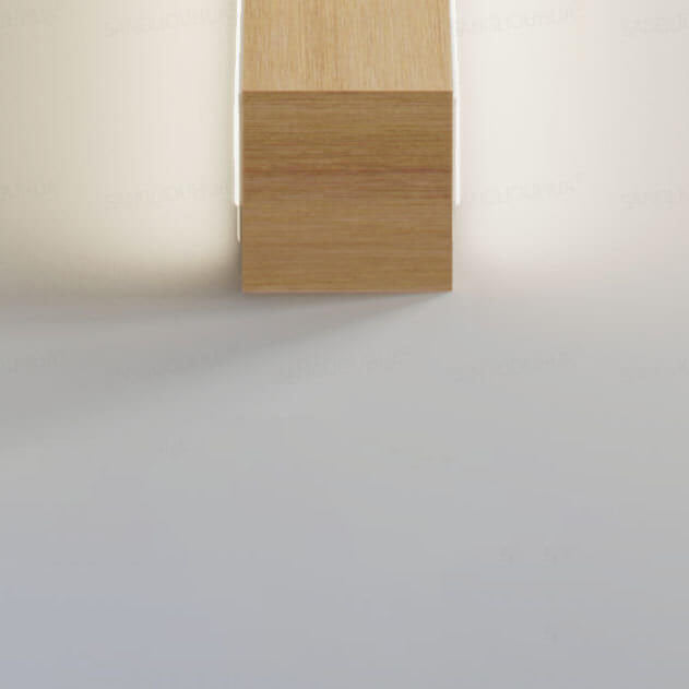 Minimalist Wooden Wall Lamp for Atmospheric Lighting for Any Space