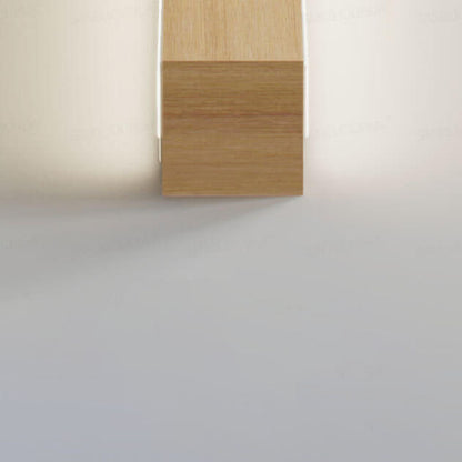 Minimalist Wooden Wall Lamp for Atmospheric Lighting for Any Space