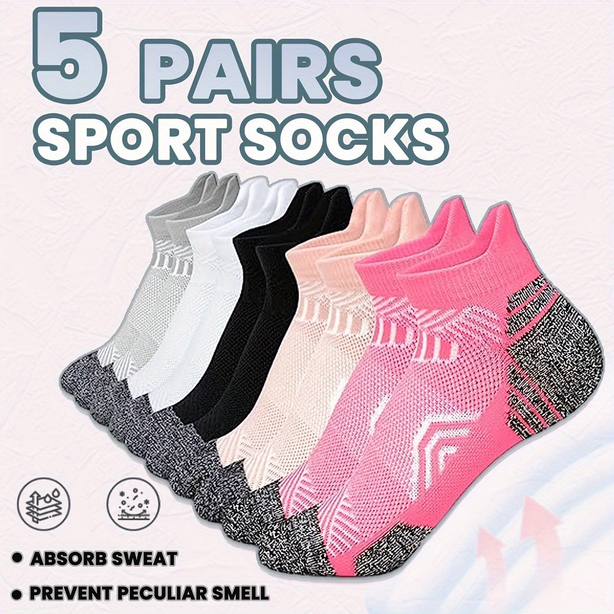 Ladies Compression Sports Socks for Breathable and Comfortable for Activities and Daily Use