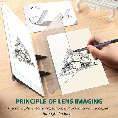 Optical Drawing Board for Perfect for Sketching and Tracing Images