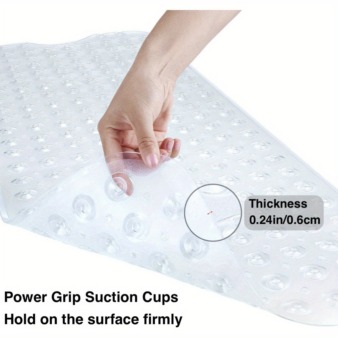 Mat Extra Long Non-Slip Bath for a Safe Bathing Experience
