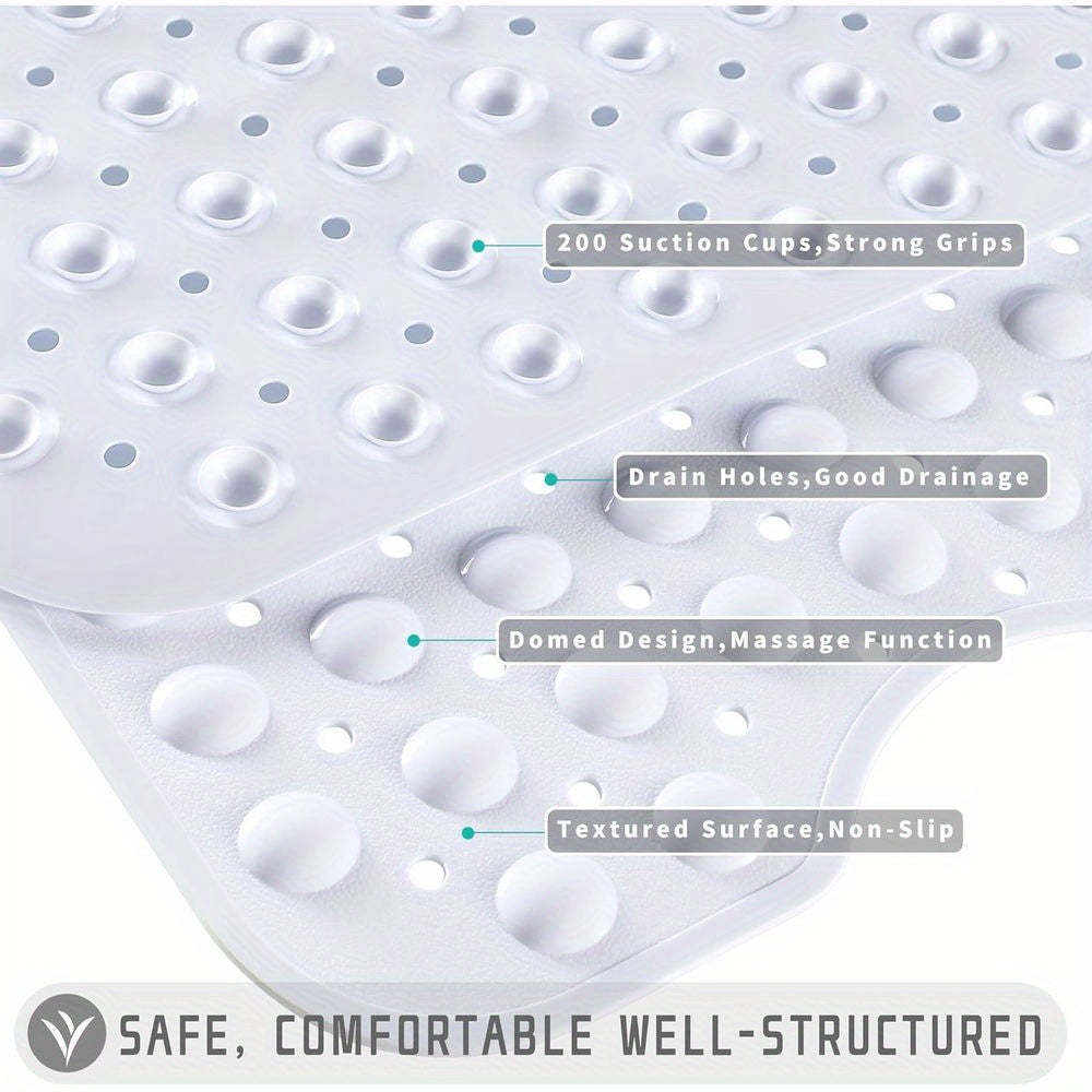 Mat Extra Long Non-Slip Bath for a Safe Bathing Experience