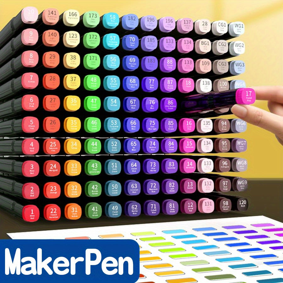 Set Touchhero 168 Colors Alcohol Markers for Professional and Versatile