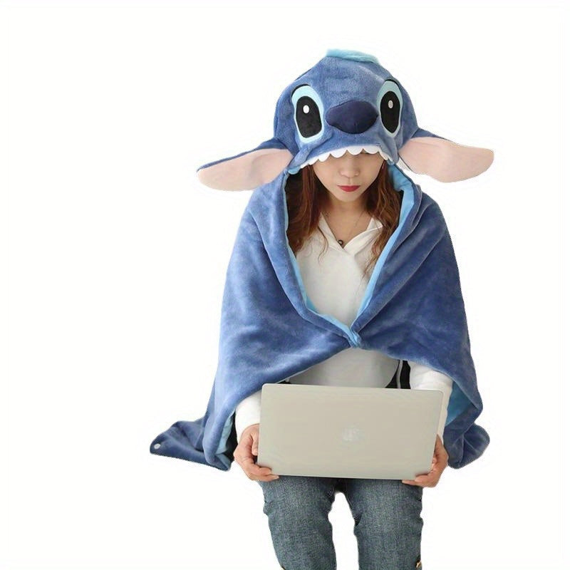 Blanket Disney Stitch Hoodie for Warm and Cute for Summer Movie Nights or Holidays