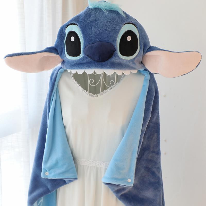 Blanket Disney Stitch Hoodie for Warm and Cute for Summer Movie Nights or Holidays