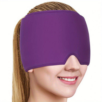 Migraine Hat with Cooling Gel for Cooling Headband for Relief from Migraine, Fever, and Fatigue