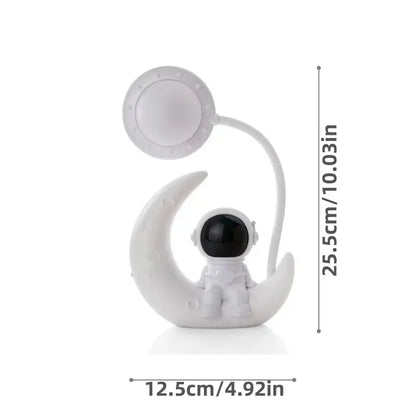 Night Light with Astronaut Moon Design for Playful and Soothing Ambient Lighting