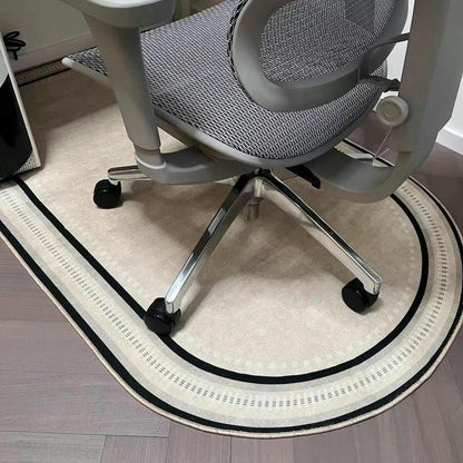 Chair with Office Mat with Non-Slip Backing for Floor Protection